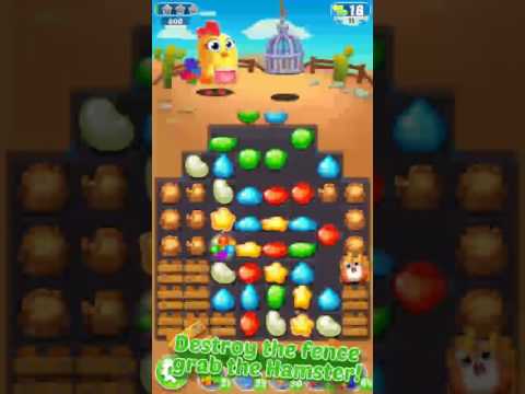 Chicken Splash 3-A Free Match 3 Puzzle Game Video