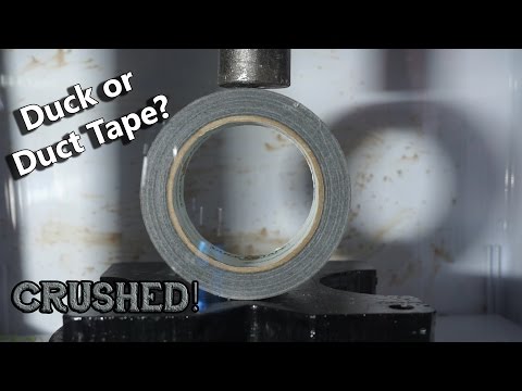 Duct Tape Challenge| Hydraulic Press Crush...or is it Duck Tape?