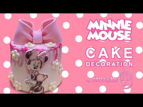 How To Make a MINNIE MOUSE Cake | Amazing Fondant Decoration