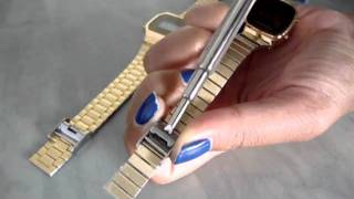 Uhrzeit Einstellen Uhr Metallband Verstellen Uhrzeit Einstellen