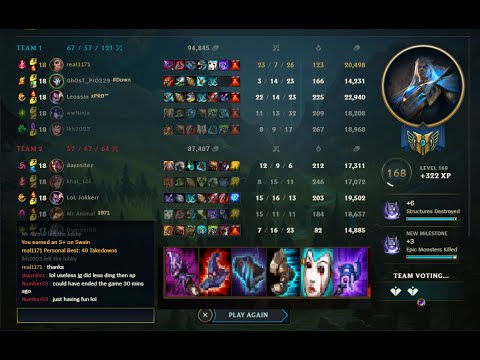 See How SWAIN SUPPORT Can TANK For Your Team! - League of Legends