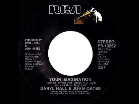 1982 HITS ARCHIVE: Your Imagination - Daryl Hall & John Oates (stereo 45)