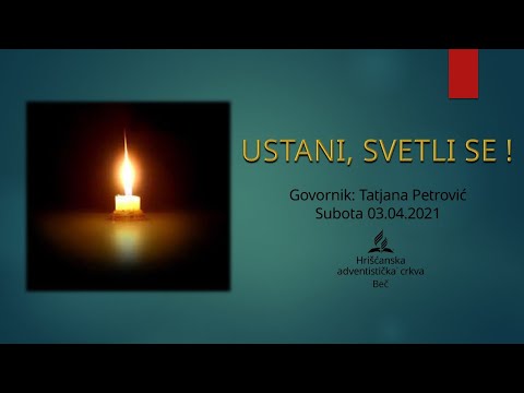 Tatjana Petrovic - USTANI, SVETLI SE! - Subota 03.04.2021