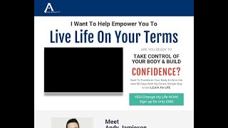 Andy Jamieson’s Academy | TAKE CONTROL OF YOUR BODY &amp; BUILD CONFIDENCE? PART-1
