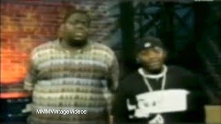 The Notorious B.I.G. sneak disses Tupac on TV! Rare Interview