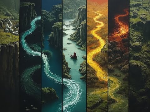 The 5 Rivers of Hades - The Greek Underworld - Mythology Stories in English