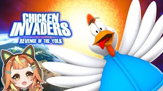 Gêm bắn gà dui dẻ | CHICKEN INVADER | AKATSUKI BAN MAI