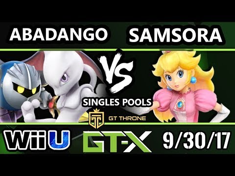 GTX 2017 Smash 4 - LG | Abadango (MK, Mewtwo) vs Samsora (Peach) - Wii U Pools