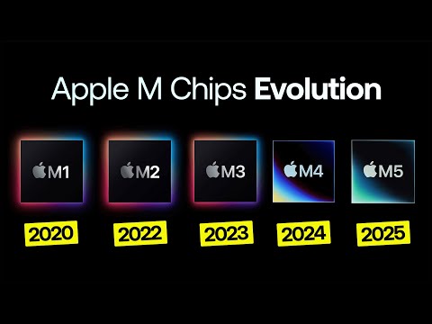 Every Apple M Chip Explained – M1, M2, M3, M4, M5