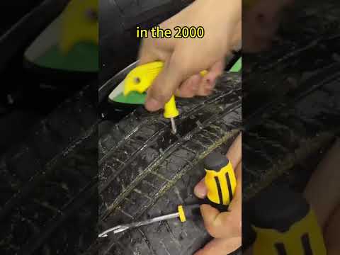 Flat tire? Don't get stranded. These self-sealing rubber  nails plug punctures fast without removing
