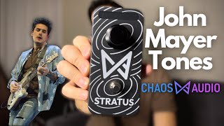 Video thumbnail for John Mayer Tones On Pedalboard App // Chaos Audio Stratus by Jon Kaneshiro Guitar