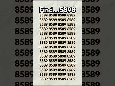 Seek And Can you Fingure out the Find #5898 #shorts #fypp #iqtes #reasoning #numbergame #shortsfeed