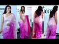 Kajol With Heavy Figure In Shimmery Saree Arrive Manish Malhotra Bridal Couture Show