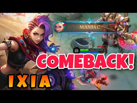 NEW ML HERO IXIA COMEBACK! 🔥🔥 | MOBILELEGENDS | MLBB