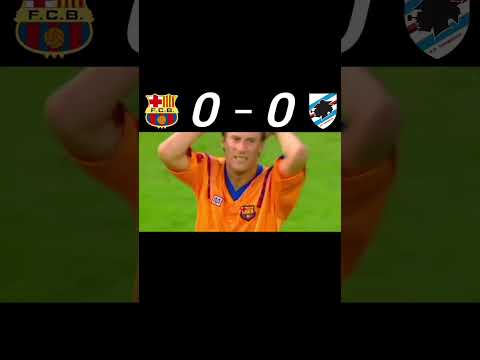 Barcelona vs sampdoria 1992 champions league final highlights#youtube #football #barcelona