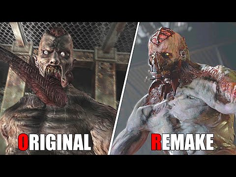 IT (U-3) Boss Fight - Resident Evil 2005 vs 2023