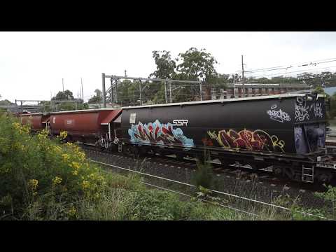 FIE003 with SSR Grain wagons - 15/12/18