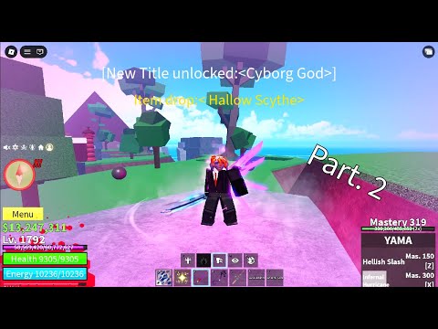 Part 2 of Getting on of Best Race Full v4 Awakening....CYBORG#bloxfruits #raceawakening