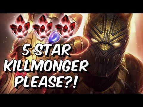 Triple Five Star Crystal Opening for 5 Star Killmonger! - Marvel Contest Of Champions