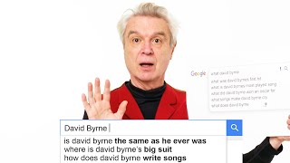 David Byrne Answers the Web&#39;s Most Searched Questions | WIRED