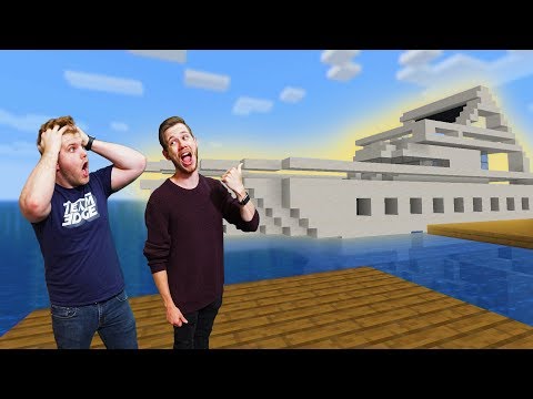 Who Can Build The Best YACHT?! | Minecraft Video