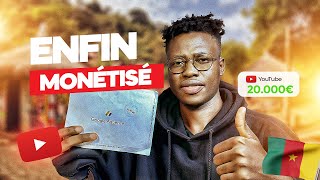 Voici comment j'ai réussi à monétiser ma chaine YouTube depuis l'Afrique 🇨🇲