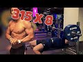 I BENCHED 315 FOR 8 REPS | 22YO NATURAL LIFTER | HUGE PR