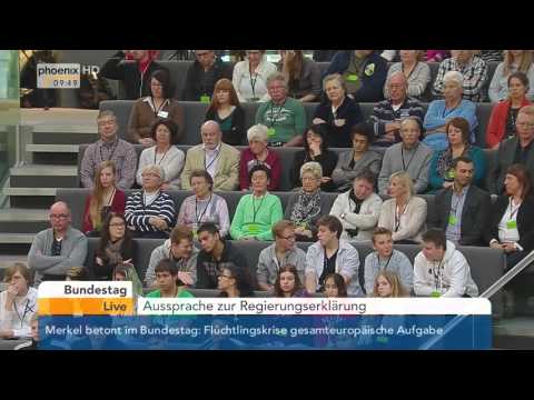 Bundestag: Thomas Oppermann zur europäischen Asylpolitik am 15.10.2015