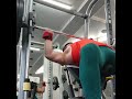 スミス インクラインベンチプレス 120kg