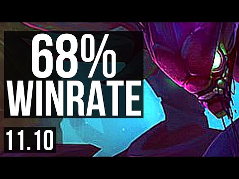 KHA'ZIX vs AMUMU (JUNGLE) | 14/1/7, 68% winrate, Legendary | BR Diamond | v11.10