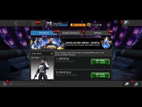 MCOC - 2 million Battlechips of Uncollected Arena Crystals