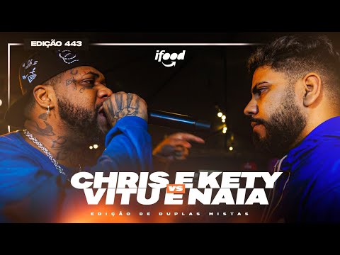 CHRIS (MG) E KETY (MC) X VITU (PE) E NAIA | PRIMEIRA FASE | BDA 443 (DUPLAS MISTAS)