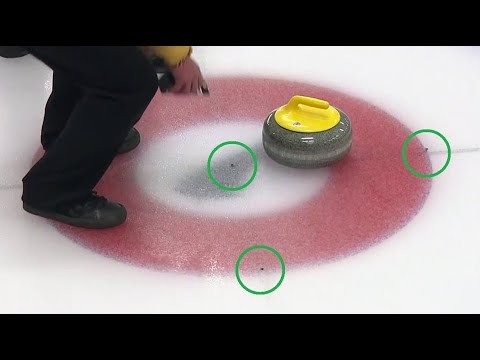 How triangulation is used to measure Last Stone Draw when the center pin is covered