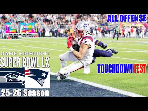 Patriots vs. Seahawks 4th-QTR | Super Bowl LX | Full Game Highlights | 2025 NFL Season Today