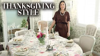 Thanksgiving Style: Makeup, What I’m Wearing & 2 Fall Tablescapes 🍂