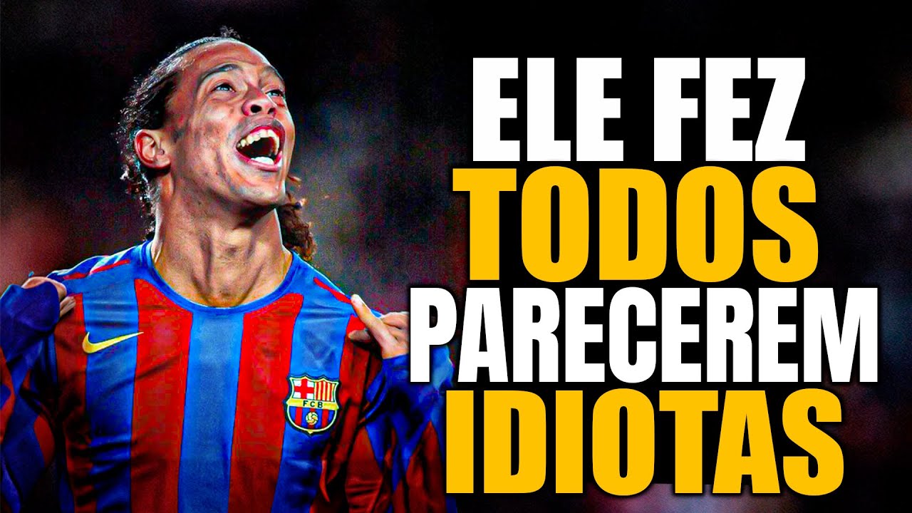 COMO RONALDINHO GAÚCHO FEZ A EUROPA E O MUNDO PARAR PARA VÊ-LO JOGAR