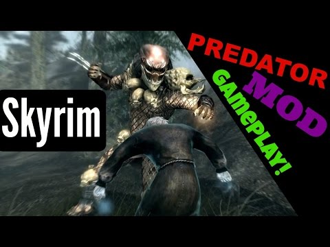 Skyrim Predator Mod Gameplay!