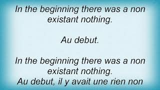 Sash - Non Existant Nothing Lyrics