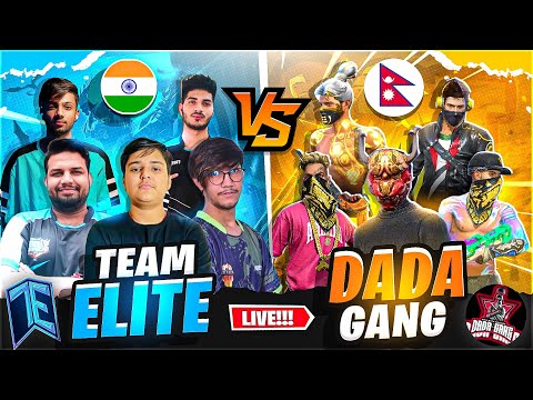 Ultimate Clash War | IND vs NEP | Elite vs Dada Gang - Garena Free Fire #totalgaming #gyangaming #dh