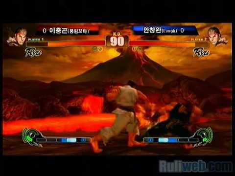 Korea Nationals SF4 Week 1-8a - Poongko (Ryu) vs Laugh (Ryu)