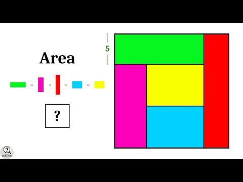 Area of Square | Square divided into Rectangles problem | Advanced math problems | Mathematics