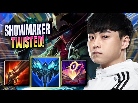SHOWMAKER IS SO CLEAN WITH TWISTED FATE! - DK ShowMaker Plays Twisted Fate MID vs Akali!