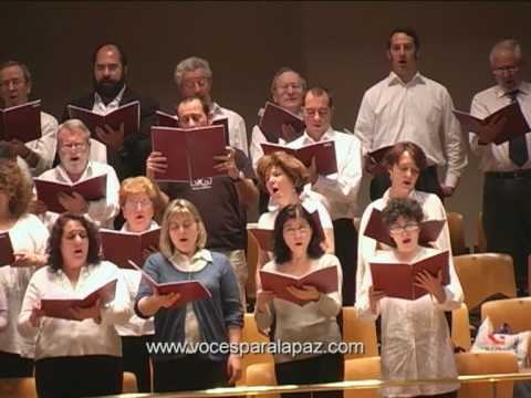 Jesús alegría de los hombres. Cantata 147. J.S. Bach. Dir.: José Ramón Encinar. Voces para la Paz.