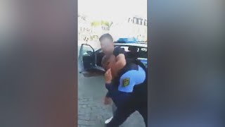 Gewürgt, getreten, geschlagen: Handyvideo zeigt Angriff auf Polizisten in Plauen