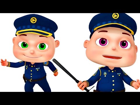 Five Little Babies Dressed As Police | Zool Babies Fun Songs | Nursery Rhymes Collection