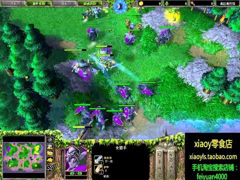 【总算不一样了】魔兽争霸xiaoy解说zihaitun vs xiaokk EI