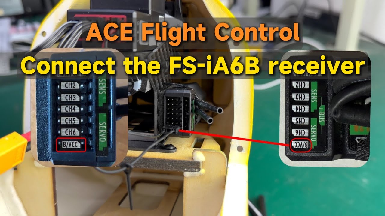 ACE Flight Controller | How to Bind the FS-iA6B Receiver