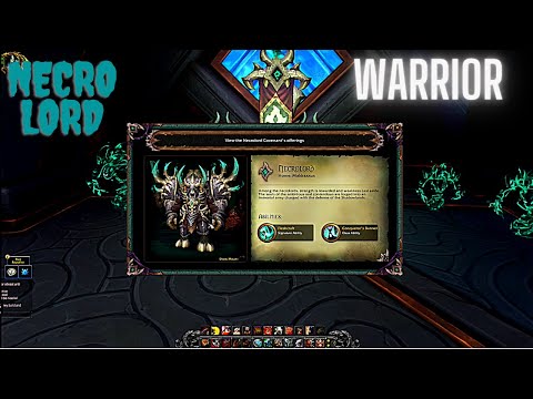 World of Warcraft Shadowlands Warrior Necrolord covenant abilities and armour