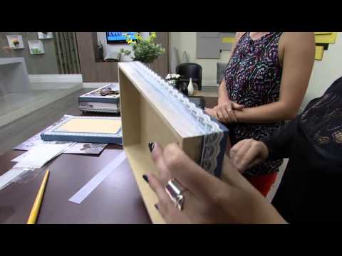 Mulher.com 29/08/2014 - Box with Scrap Decor by Marisa - Part 1