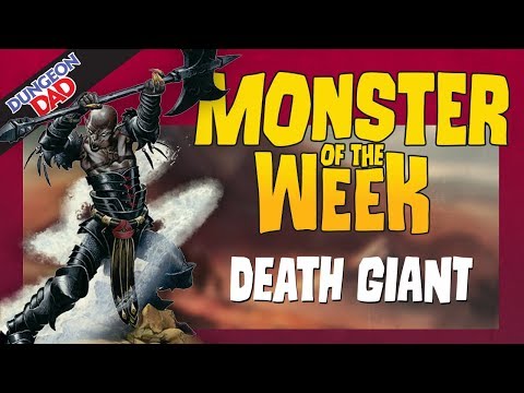 Fallen Titans - DEATH GIANT - Dungeons & Dragons [D&D] - Monster of the Week
